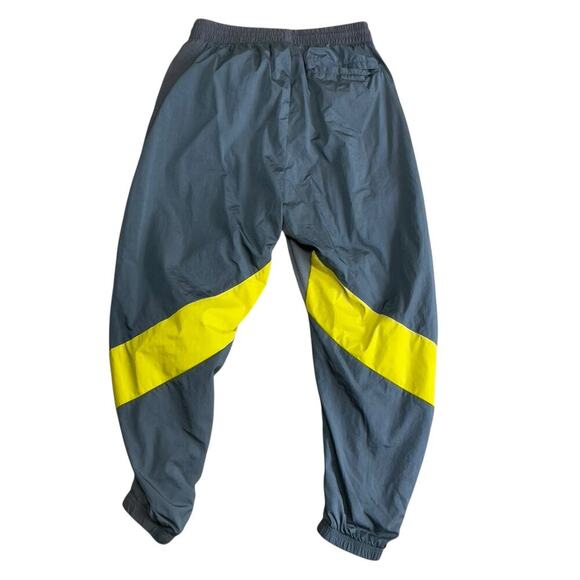 Adidas Street Shape Urban Logo Mens Nylon Woven Grey Blue Jogger Track Pants Med - Picture 4 of 12